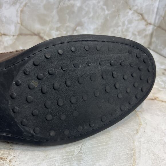 Tod\'s Buckle Loafers Shoes Men\'s Size 11 Brown Leather Dress City Italy main image 6